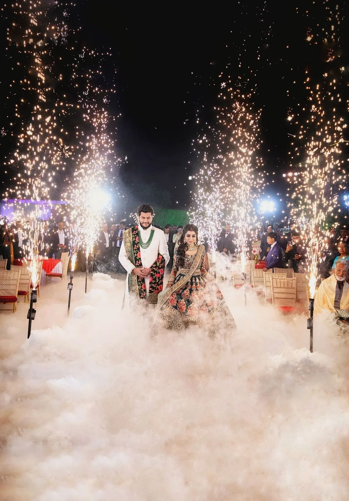 Sparkler Wedding Entry by Sanjeevya Events